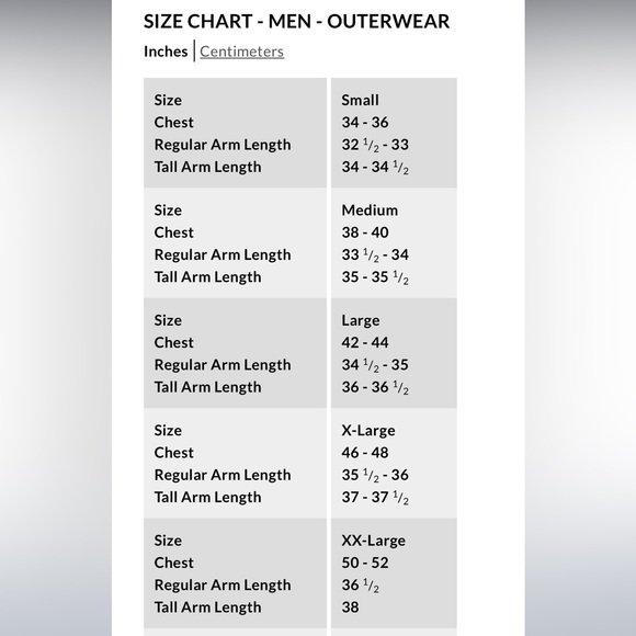 Lands end size charts coats - Picture 2 of 8